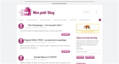 Desktop Screenshot of mon-petit-blog.com
