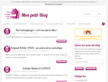 Tablet Screenshot of mon-petit-blog.com